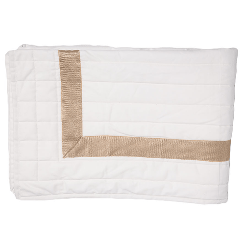 Bandhini Homewear Design Braid Gold White Queen Quilt 244 x 274 cm | Sleeping | app store dev @@ABC ///[option4] 十月五日 11:53 