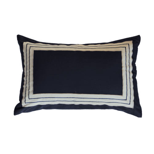 Bandhini Homewear Design Braid Inner Panel Black Sham Cushion 46 x 69 cm | Accessories | app store dev @@ABC ///[option4] 十月五日 11:53 