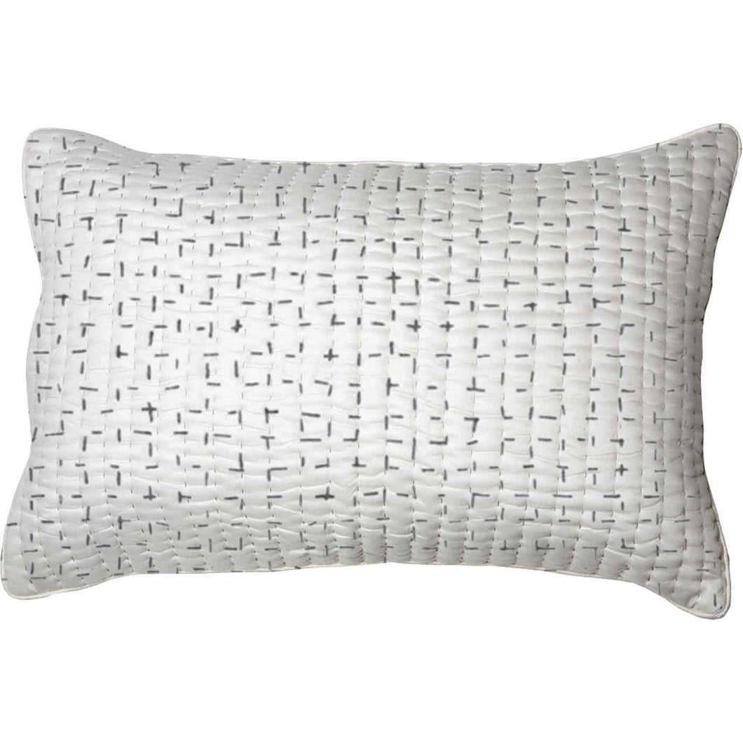 Bandhini Homewear Design Gudri White Sham With Black Stitching 46 x 69 cm | Accessories | app store dev @@ABC ///[option4] 十月五日 11:53 