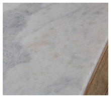 Load image into Gallery viewer, Home &amp; Giftware Geo Mango Wood Side Table with White Marble | Living | app store dev @@ABC ///[option4] 十月五日 11:53 

