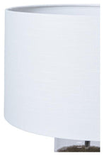 Load image into Gallery viewer, Home &amp; Giftware Clear Cylinder Glass Table Lamp with Rope Detail - Clear/White/Brown | Lighting | app store dev @@ABC ///[option4] 十月五日 11:53 
