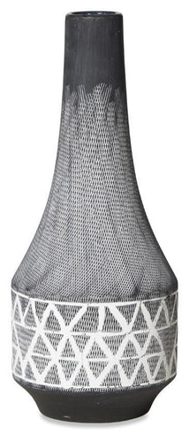Home & Giftware Criss Cross Ceramic Vase Large - Dark Grey | Accessories | app store dev @@ABC ///[option4] 十月五日 11:53 