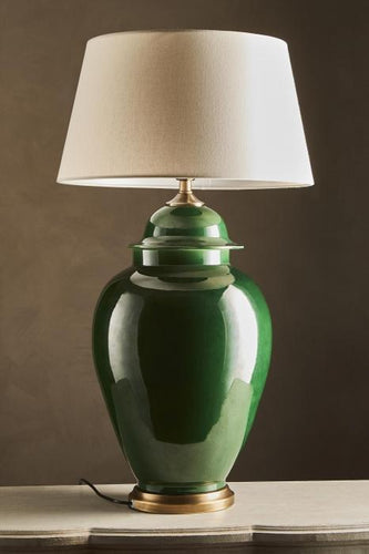 Florabelle Fine Cotton Table Lamp Base in Emerald | Lighting | app store dev @@ABC ///[option4] 十月五日 11:53 