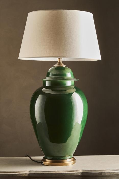 Florabelle Fine Cotton Table Lamp Base in Emerald | Lighting | app store dev @@ABC ///[option4] 十月五日 11:53 