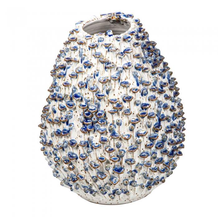 Florabelle Egg Vase Med White w/Blue Flower | Accessories | app store dev @@ABC ///[option4] 十月五日 11:53 