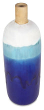 Load image into Gallery viewer, Home &amp; Giftware Ceramic Azure Glazed Vase Small - Blue/Natural | Accessories | app store dev @@ABC ///[option4] 十月五日 11:53 
