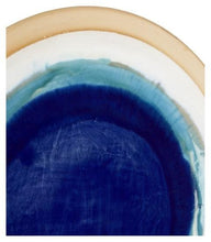 Load image into Gallery viewer, Home &amp; Giftware Ceramic Azure Glazed Plate with Stand - Blue/Natural | Accessories | app store dev @@ABC ///[option4] 十月五日 11:53 

