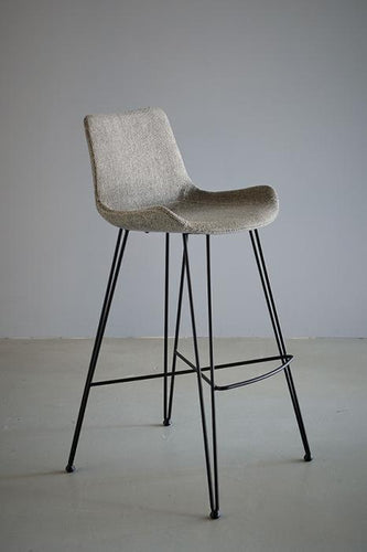 Florabelle Brooklyn Bar Stool - Light Grey/Black - Fabric Upholstered Bar Stool | Living | app store dev @@ABC ///[option4] 十月五日 11:53 