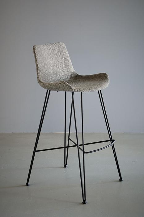 Florabelle Brooklyn Bar Stool - Light Grey/Black - Fabric Upholstered Bar Stool | Living | app store dev @@ABC ///[option4] 十月五日 11:53 