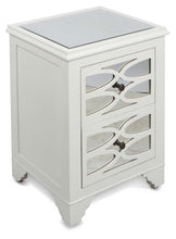 Load image into Gallery viewer, Home &amp; Giftware 2 Draw Wooden Lattice Mirrored Bedside Table | Sleeping | app store dev @@ABC ///[option4] 十月五日 11:53 
