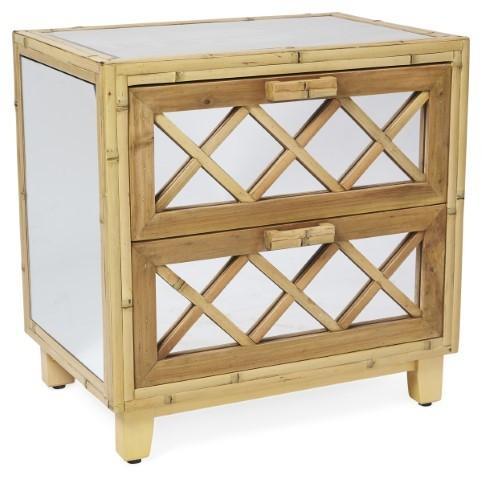 Home & Giftware Cayman Bamboo 2 Drawer Cabinet - Natural | Living | app store dev @@ABC ///[option4] 十月五日 11:53 