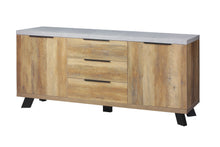 Load image into Gallery viewer, Home &amp; Giftware Atlanta Wood/Concrete Look Sideboard - Natural | Living | app store dev @@ABC ///[option4] 十月五日 11:53 
