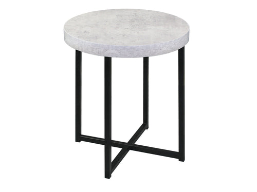 Home & Giftware Harper Faux Concrete Side Table with Metal Legs | Living | app store dev @@ABC ///[option4] 十月五日 11:53 