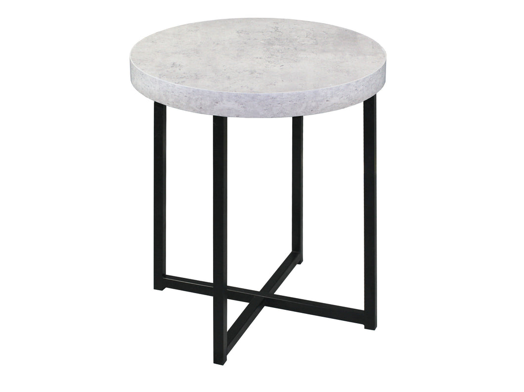 Home & Giftware Harper Faux Concrete Side Table with Metal Legs | Living | app store dev @@ABC ///[option4] 十月五日 11:53 
