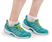 Load image into Gallery viewer, OrthoFeet Coral-Turquoise Stretchable | Footwear | app store dev @@ABC ///[option4] 十月五日 11:53 
