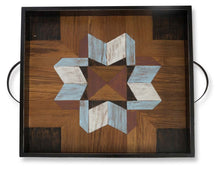 Load image into Gallery viewer, Home &amp; Giftware Antol Antique Wooden Tray on STand with Medallion Pattern | Accessories | app store dev @@ABC ///[option4] 十月五日 11:53 
