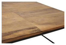Load image into Gallery viewer, Home &amp; Giftware Ava Square Coffee Table with Mango Wood Top and Iron Legs - Natural/Black | Living | app store dev @@ABC ///[option4] 十月五日 11:53 
