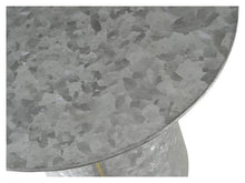 Load image into Gallery viewer, Home &amp; Giftware Austin Galvanized Iron Side Table - Silver Oxidize | Living | app store dev @@ABC ///[option4] 十月五日 11:53 
