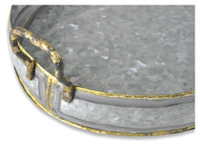 Load image into Gallery viewer, Home &amp; Giftware Austin Oval Iron Tray with Handle - Silver Oxidize | Accessories | app store dev @@ABC ///[option4] 十月五日 11:53 
