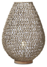 Load image into Gallery viewer, Home &amp; Giftware Capri Natural Woven Table Lamp Large - Brown | Lighting | app store dev @@ABC ///[option4] 十月五日 11:53 
