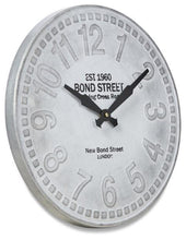 Load image into Gallery viewer, Home &amp; Giftware Aluminium Bond St Vintage Clock - Grey | Accessories | app store dev @@ABC ///[option4] 十月五日 11:53 
