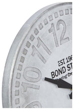 Load image into Gallery viewer, Home &amp; Giftware Aluminium Bond St Vintage Clock - Grey | Accessories | app store dev @@ABC ///[option4] 十月五日 11:53 

