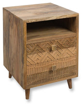 Load image into Gallery viewer, Home &amp; Giftware Ashanti Two Draw Mango Wood Bedside Table | Sleeping | app store dev @@ABC ///[option4] 十月五日 11:53 
