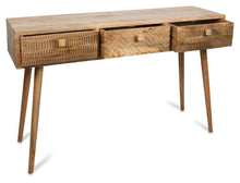 Load image into Gallery viewer, Home &amp; Giftware Ashanti Three Drawer Mango Wood Console KD | Living | app store dev @@ABC ///[option4] 十月五日 11:53 

