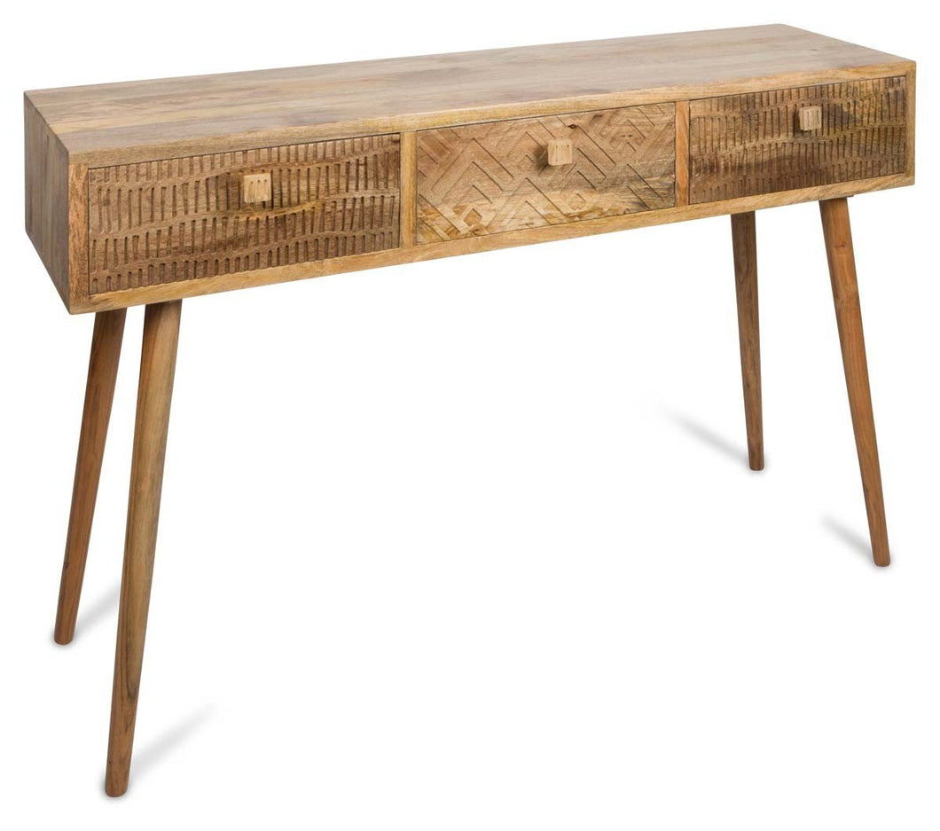 Home & Giftware Ashanti Three Drawer Mango Wood Console KD | Living | app store dev @@ABC ///[option4] 十月五日 11:53 