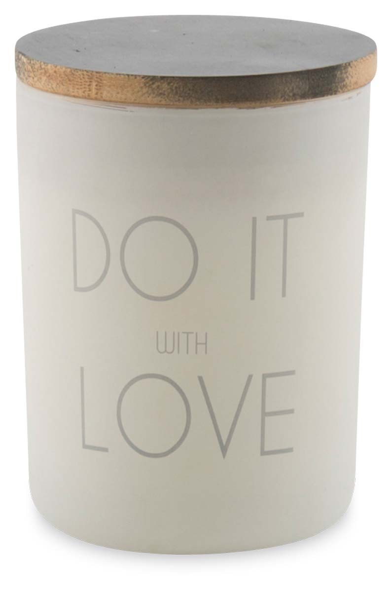 Home & Giftware Do It With Love Frosted Glass Candle with Wax | Accessories | app store dev @@ABC ///[option4] 十月五日 11:53 