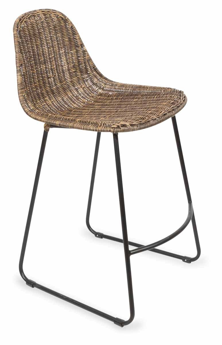 Home & Giftware Dinda Rattan Counter Stool with Metal Legs | Living | app store dev @@ABC ///[option4] 十月五日 11:53 
