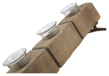 Load image into Gallery viewer, Home &amp; Giftware 3 T Lite Wood Glass Footed Candle Holder | Accessories | app store dev @@ABC ///[option4] 十月五日 11:53 
