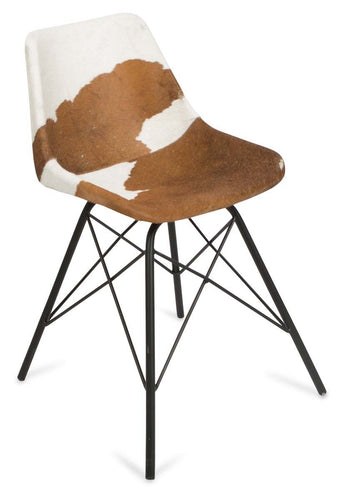 Home & Giftware Hayden Cowhide Dining Chair with Iron Legs | Living | app store dev @@ABC ///[option4] 十月五日 11:53 