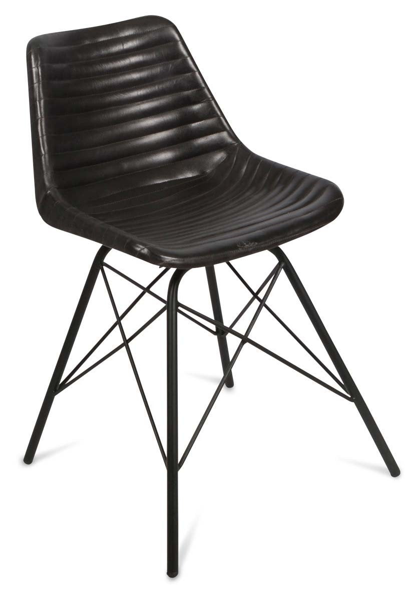 Home & Giftware Capri Leather Dining Chair with Iron Legs | Dining | app store dev @@ABC ///[option4] 十月五日 11:53 