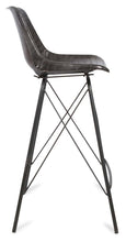 Load image into Gallery viewer, Home &amp; Giftware Capri Leather Bar Stoolwith Iron Legs | Living | app store dev @@ABC ///[option4] 十月五日 11:53 
