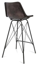 Load image into Gallery viewer, Home &amp; Giftware Capri Leather Bar Stoolwith Iron Legs | Living | app store dev @@ABC ///[option4] 十月五日 11:53 
