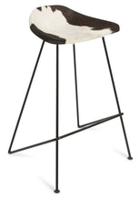Load image into Gallery viewer, Home &amp; Giftware Archie Cowhide Bar Stool | Living | app store dev @@ABC ///[option4] 十月五日 11:53 
