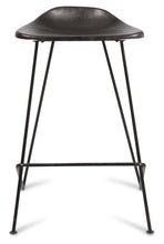 Load image into Gallery viewer, Home &amp; Giftware Archie Leather 75cm Bar Stool with Iron Legs | Living | app store dev @@ABC ///[option4] 十月五日 11:53 
