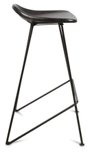 Load image into Gallery viewer, Home &amp; Giftware Archie Leather 75cm Bar Stool with Iron Legs | Living | app store dev @@ABC ///[option4] 十月五日 11:53 
