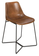 Load image into Gallery viewer, Home &amp; Giftware Elm Leather Dining Chair on Iron Frame | Living | app store dev @@ABC ///[option4] 十月五日 11:53 
