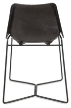 Load image into Gallery viewer, Home &amp; Giftware Elm Leather Dining Chair on Iron Frame | Living | app store dev @@ABC ///[option4] 十月五日 11:53 
