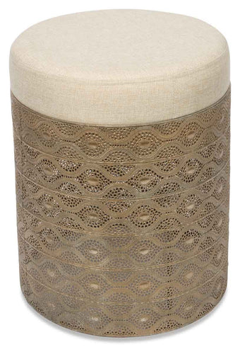 Home & Giftware Filigree Round Metal Stool with Cushion | Living | app store dev @@ABC ///[option4] 十月五日 11:53 