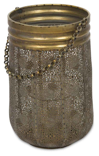Home & Giftware Filigree Metal Hurricane Lamp with Chain Handle and Glass Insert Small | Accessories | app store dev @@ABC ///[option4] 十月五日 11:53 