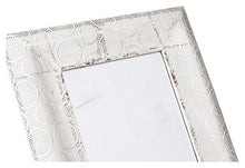 Load image into Gallery viewer, Home &amp; Giftware Free Standing Filigree Metal Floor Mirror with Support Frame at the Back - Antique White | Living | app store dev @@ABC ///[option4] 十月五日 11:53 
