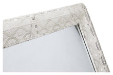 Load image into Gallery viewer, Home &amp; Giftware Filigree Metal Rectangular Wall Mirror - Antique White | Living | app store dev @@ABC ///[option4] 十月五日 11:53 
