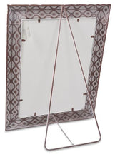 Load image into Gallery viewer, Home &amp; Giftware Filigree Metal Rectangular Wall Mirror - Antique White | Living | app store dev @@ABC ///[option4] 十月五日 11:53 
