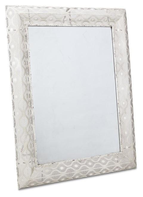 Home & Giftware Filigree Metal Rectangular Wall Mirror - Antique White | Living | app store dev @@ABC ///[option4] 十月五日 11:53 