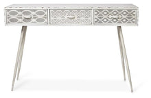 Load image into Gallery viewer, Home &amp; Giftware Filigree Metal Console - Antique White | Living | app store dev @@ABC ///[option4] 十月五日 11:53 

