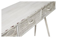 Load image into Gallery viewer, Home &amp; Giftware Filigree Metal Console - Antique White | Living | app store dev @@ABC ///[option4] 十月五日 11:53 

