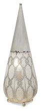 Load image into Gallery viewer, Home &amp; Giftware Filigree Metal Floor Lamp Large - Antique White | Lighting | app store dev @@ABC ///[option4] 十月五日 11:53 
